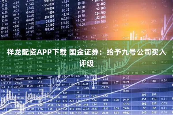 祥龙配资APP下载 国金证券:给予九号公司买入评级