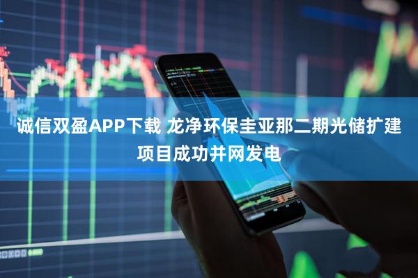 诚信双盈APP下载 龙净环保圭亚那二期光储扩建项目成功并网发电